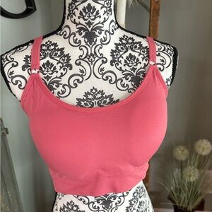 Pink size 1X/2X bra top from Zenana